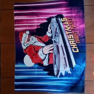 Christmas Night Party Live DJ Music Wall Hanging - New